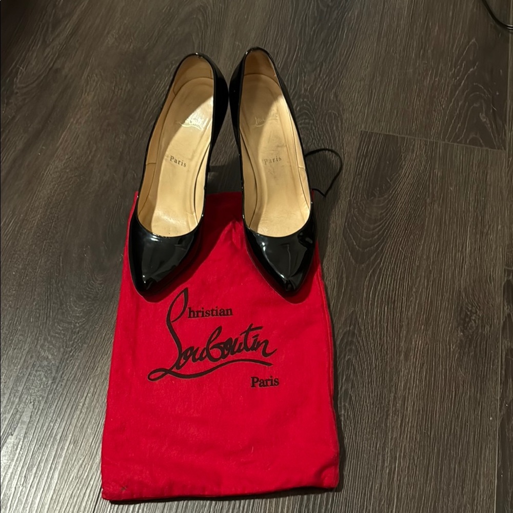 Christian Louboutin Black patent Heels